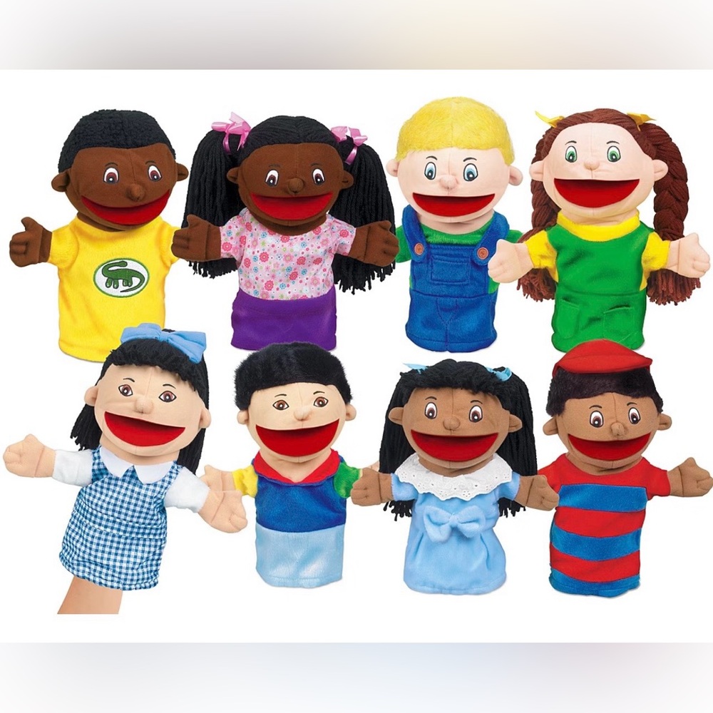 Lakeshore Learning ‘Let’s Talk! Kid Puppets’ - Complete Set